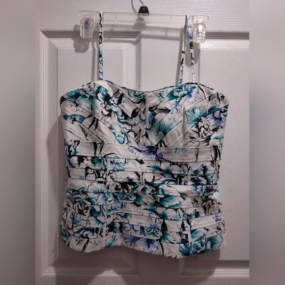 White House Black Market Tops - Floral Corset Top